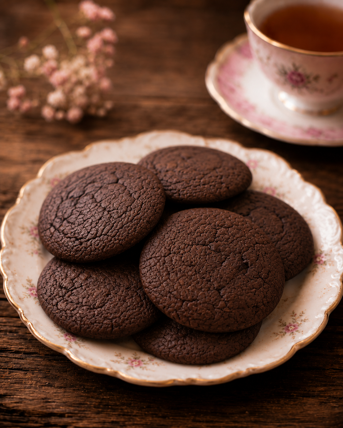 Box of six rich chocolate brownie cookies